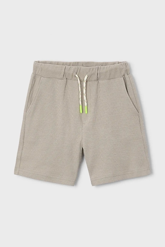 Mayoral szorty bawełniane dziecięce Boston by Mayoral bawełna zielony 6223.7H.Boston.PPY2