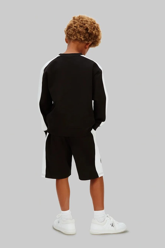 Calvin Klein Jeans šortky dětské bavlněné černá LVCKSJC28B.104.116.PPY2