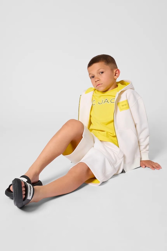 Detské krátke nohavice Marc Jacobs pletenina biela W60788.114.150