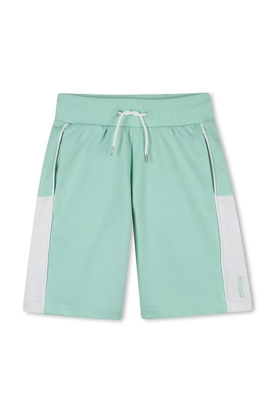 Παιδικό σορτς HUGO G00997.162.174 τιρκουάζ SS26