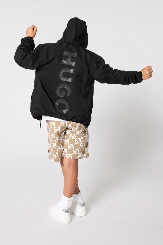 HUGO pantaloni scurți copii G00999.102.108 bej