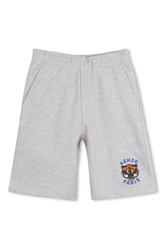 Dětské kraťasy Kenzo Kids nášivka šedá K61666.86.108