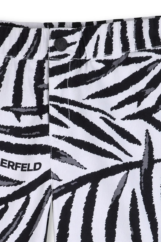 Karl Lagerfeld bermudy dziecięce bawełniane biały Z31085.86.108