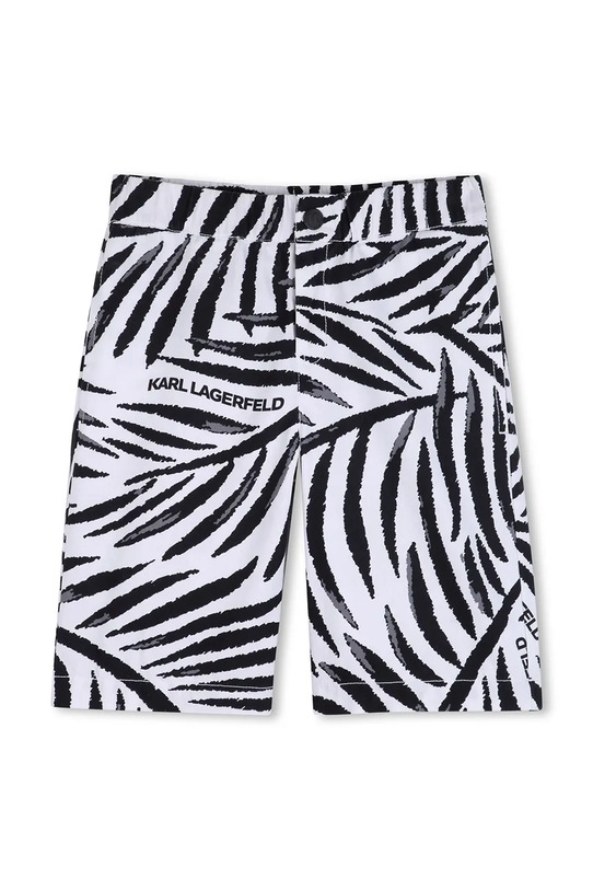 Karl Lagerfeld bermudy dziecięce bawełniane Z31085.162.174 biały SS26