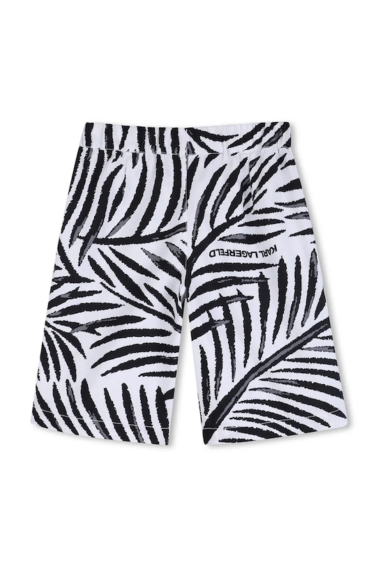 Chłopiec Karl Lagerfeld bermudy dziecięce bawełniane Z31085.162.174 biały