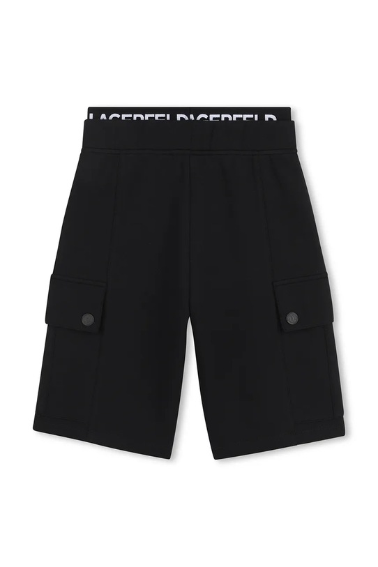 Chlapec Detské krátke nohavice Karl Lagerfeld Z31083.162.174 čierna