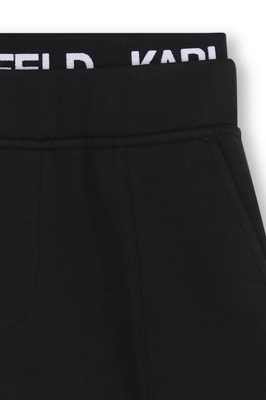 Detské krátke nohavice Karl Lagerfeld čierna Z31083.162.174