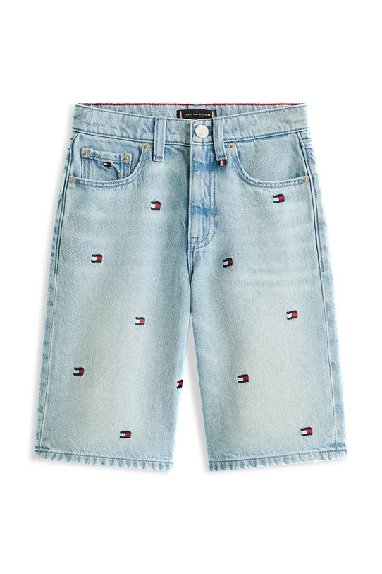 Tommy Hilfiger szorty dziecięce bawełniane KB0KB10304.128.176.PPY2 niebieski SS26
