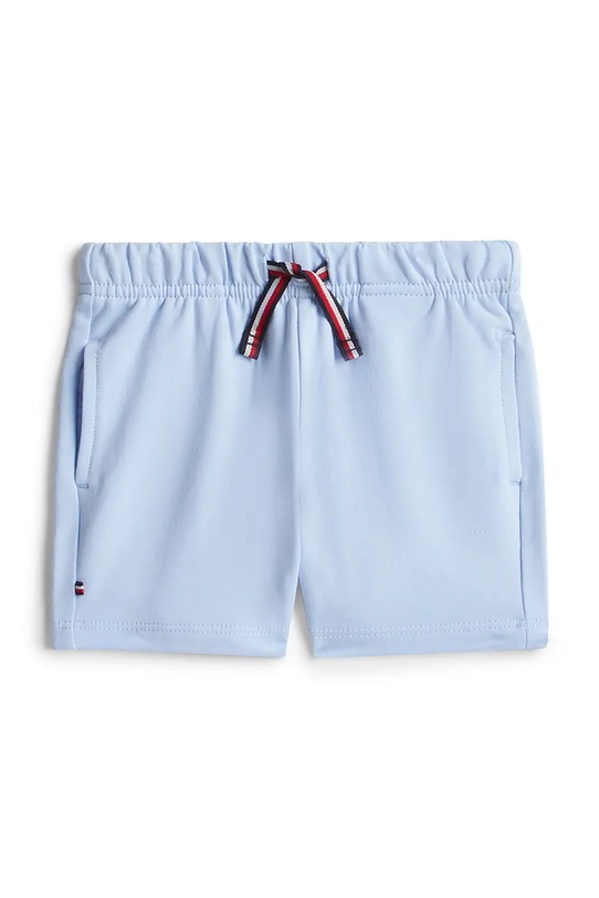 Tommy Hilfiger szorty dresowe dziecięce bawełniane z elastanem niebieski KN0KN02349.PPY2
