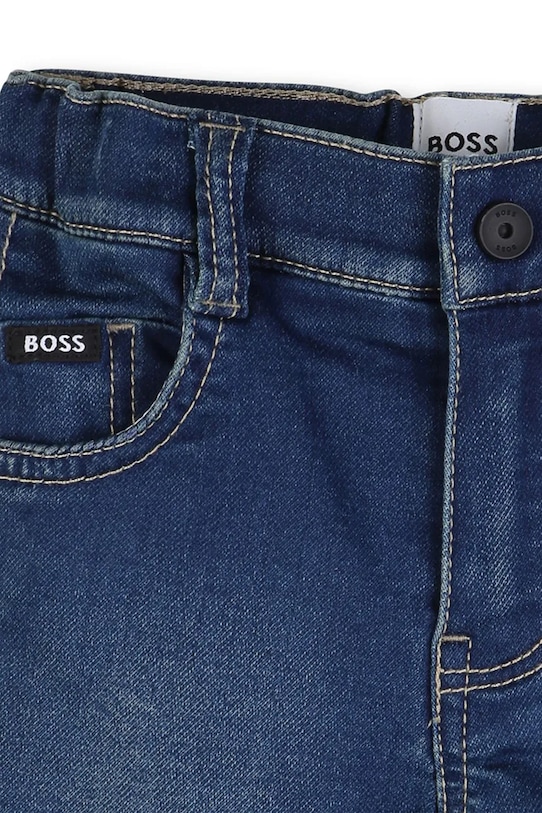 Αγορίστικα Παιδικό τζιν σορτσάκι BOSS J52872.74.81 μπλε