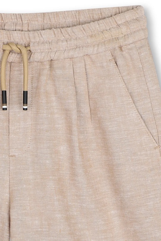 Σορτς με λινό για παιδιά BOSS μπεζ J52924.162.174