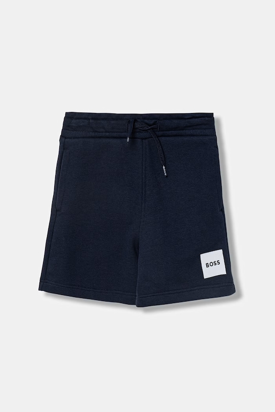 BOSS szorty dziecięce casual granatowy J52928.102.108