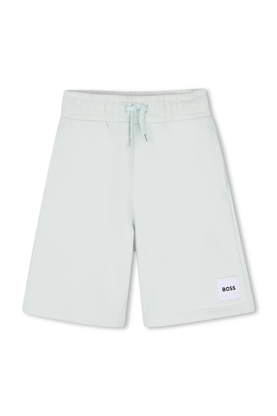 Otroške kratke hlače BOSS J52928.114.150 turkizna SS26