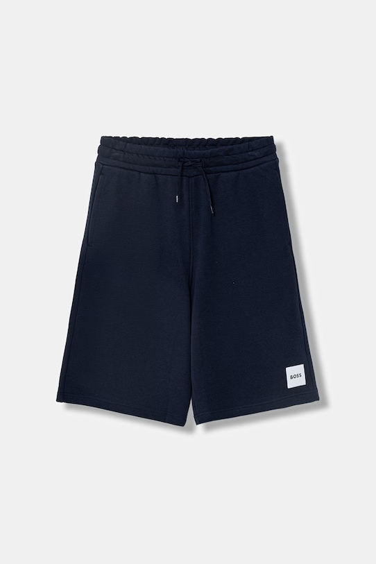 BOSS szorty dziecięce casual granatowy J52928.162.174