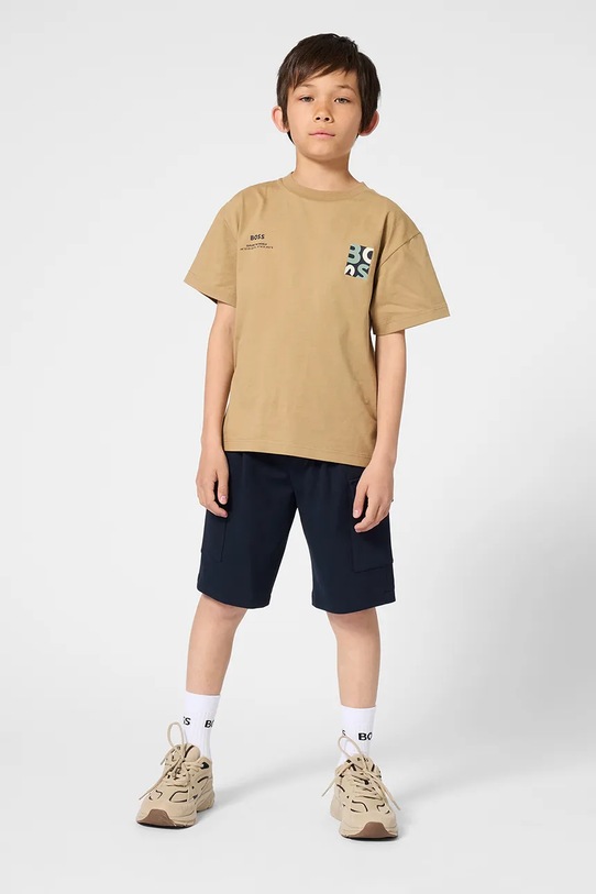 Παιδικό σορτς BOSS J52934.114.150 σκούρο μπλε