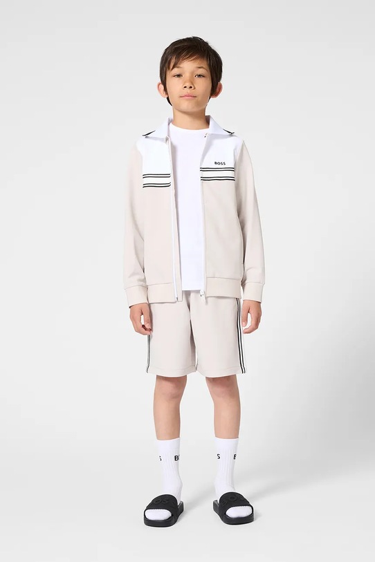Παιδικό σορτς BOSS casual μπεζ J52935.102.108