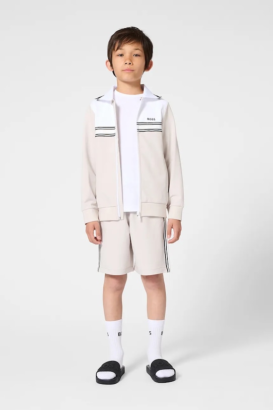 Παιδικό σορτς BOSS casual μπεζ J52935.114.150