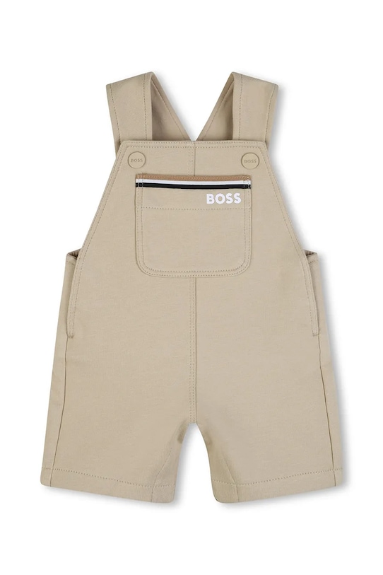 Tregerice za bebe BOSS natpis bež J53035