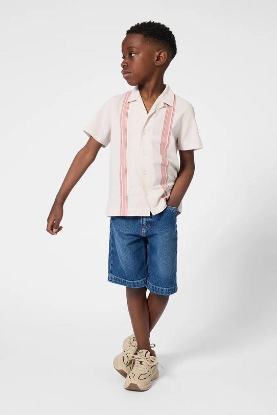 Dětské riflové kraťasy BOSS J53086.102.108 modrá