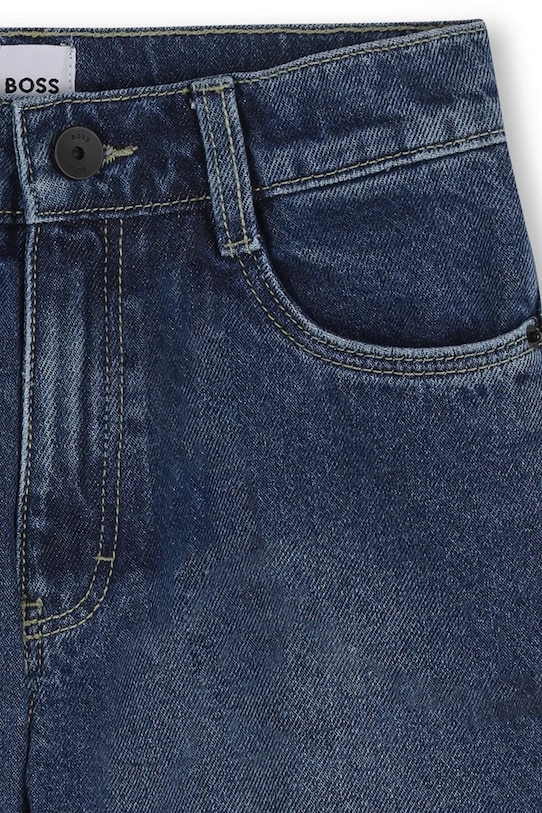 Παιδικό σορτς τζιν BOSS μπλε J53086.114.150