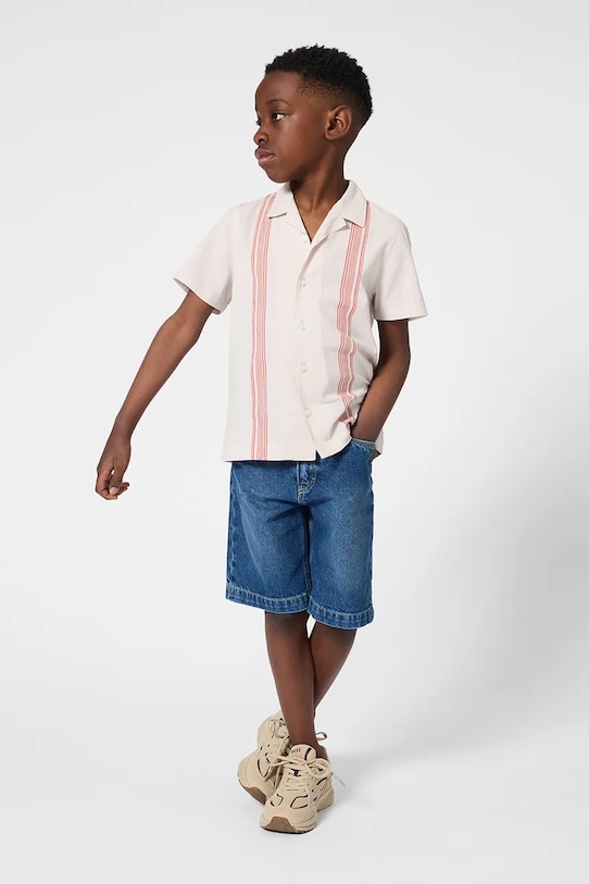 Dječje traper kratke hlače BOSS J53086.162.174 plava