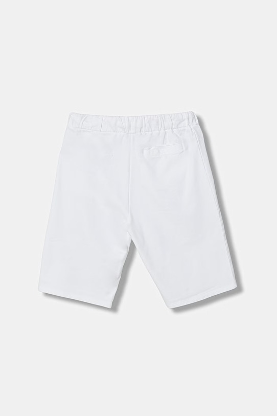 Guess szorty bawełniane dziecięce L6GD02.KA6R4.PPY2.M biały SS26