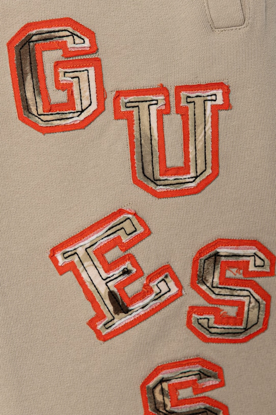 Chłopiec Guess szorty bawełniane dziecięce L6GD02.KA6R4.PPY2.M beżowy