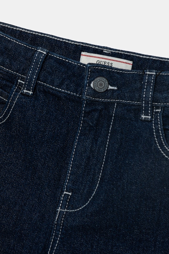 Αγορίστικα Guess σορτς παιδικά ντένιμ L6GD12.D8110.PPY2.M σκούρο μπλε