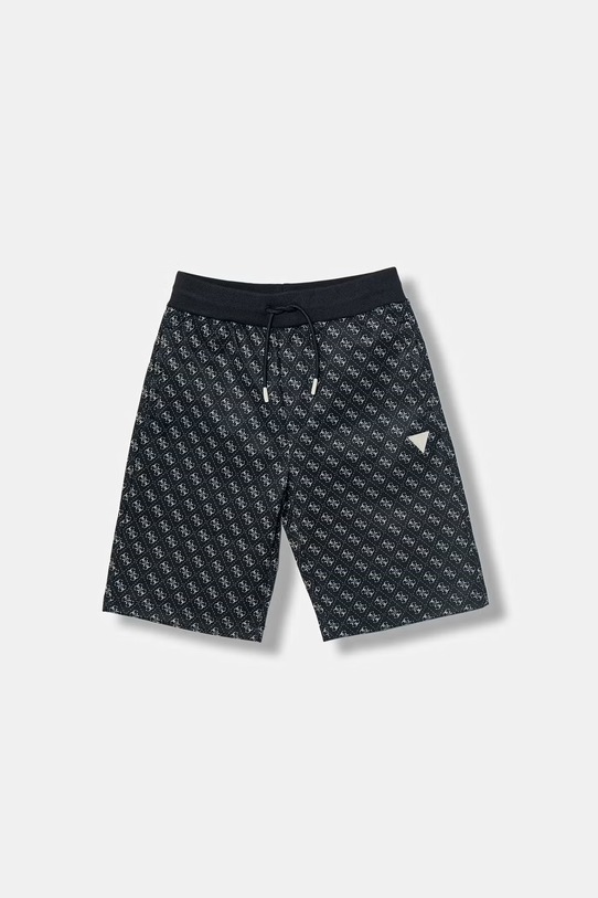 Guess melegítő gyerek pamut fekete L5RD07.K7122.PPY2.M