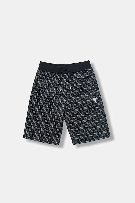 Guess teplákové šortky detské bavlnené čierna L5RD07.K7122.PPY2.M