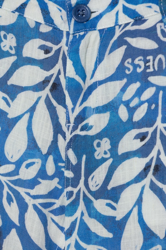 Хлопчик Guess шорти дитячі з додаванням льону L6GD03.WFBT0.PPY2.M блакитний