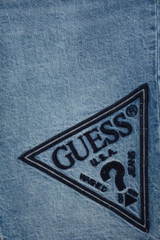 Chlapec Guess šortky detské s ľanom L6GD18.D41E0.PPY2.M modrá