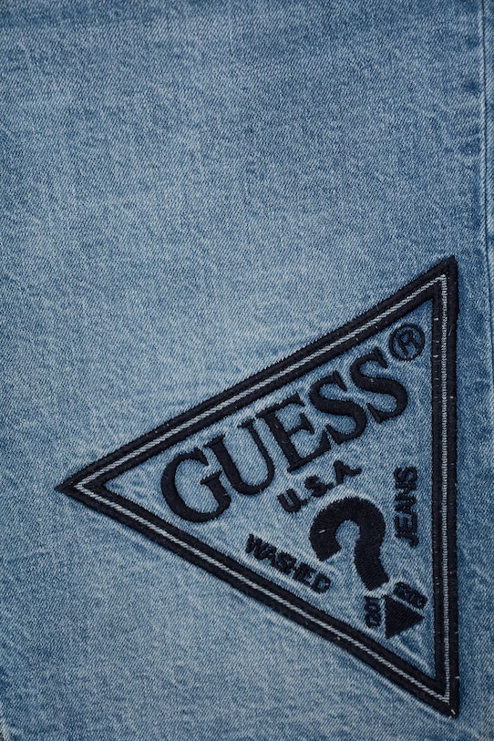 Chlapec Guess šortky detské s ľanom L6GD18.D41E0.PPY2.M modrá