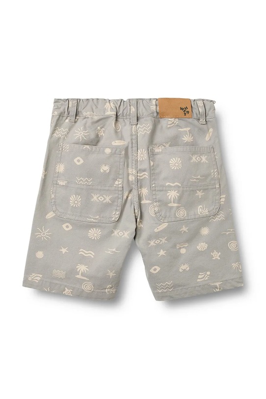 Chłopiec Wheat szorty dziecięce bawełniane 2903.425.GOTS szary