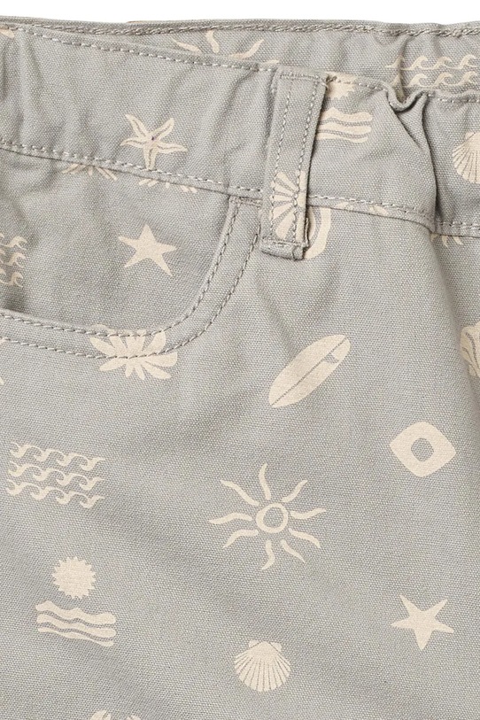 Wheat szorty dziecięce bawełniane szary 2903.425.GOTS