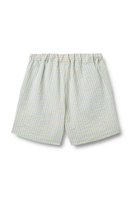 Chłopiec Wheat szorty dziecięce bawełniane 2931.430.GOTS niebieski