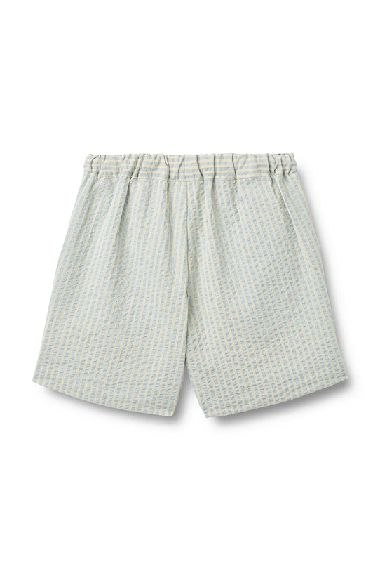 Chłopiec Wheat szorty dziecięce bawełniane 2931.430.GOTS niebieski