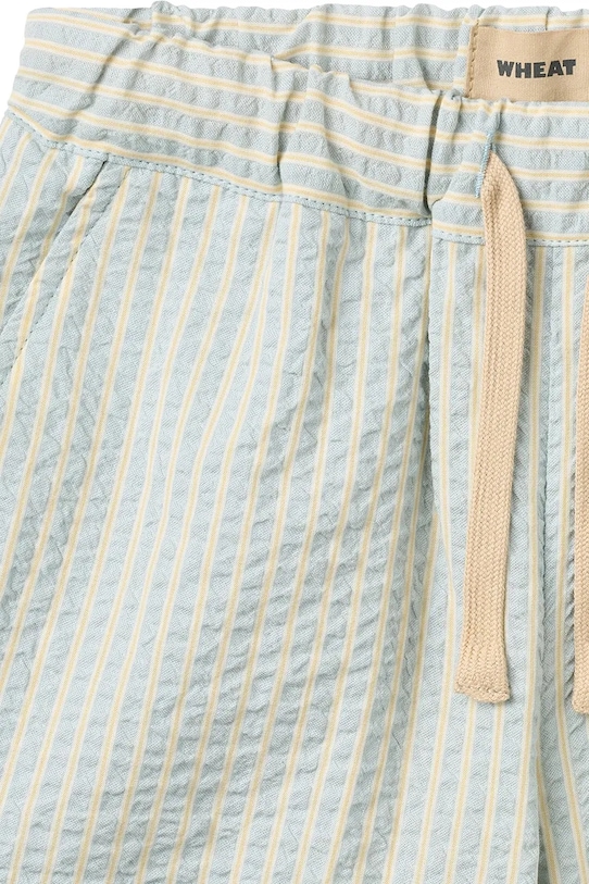 Wheat szorty dziecięce bawełniane niebieski 2931.430.GOTS