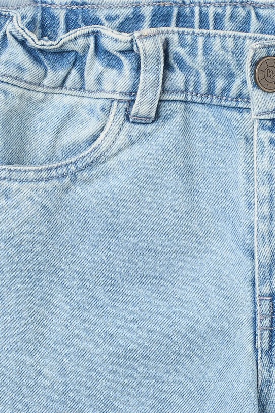 Chłopiec Wheat szorty jeansowe dziecięce 2953.432.GOTS niebieski