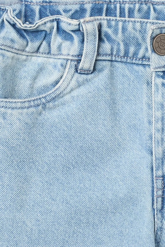 Chłopiec Wheat szorty jeansowe dziecięce 2953.432.GOTS niebieski