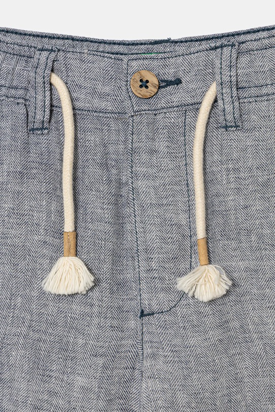 Dječaci United Colors of Benetton kratke hlače za djecu s lanom 40G8C904J.G.Stagionale plava