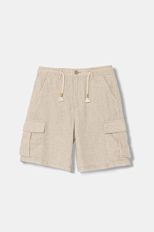 United Colors of Benetton pantaloni scurți pentru copii, cu in bej 40G8C904J.G.Stagionale