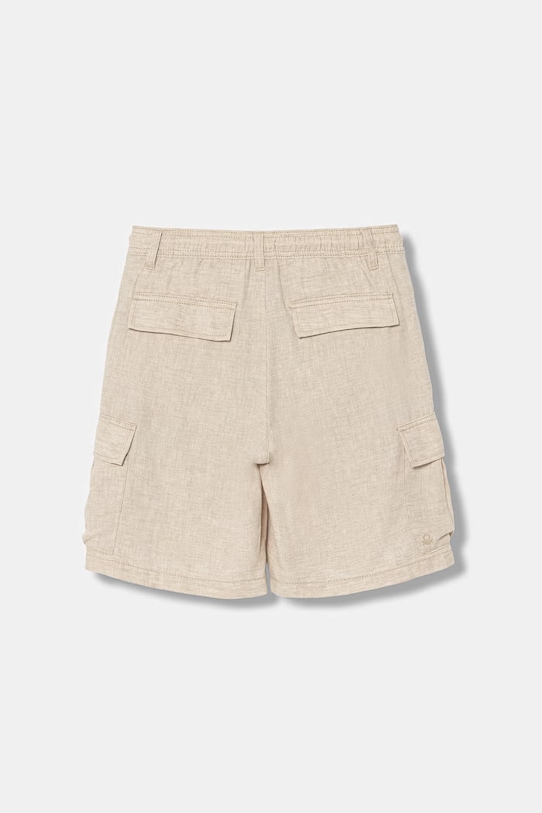 United Colors of Benetton pantaloni scurți pentru copii, cu in 40G8C904J.G.Stagionale bej SS26