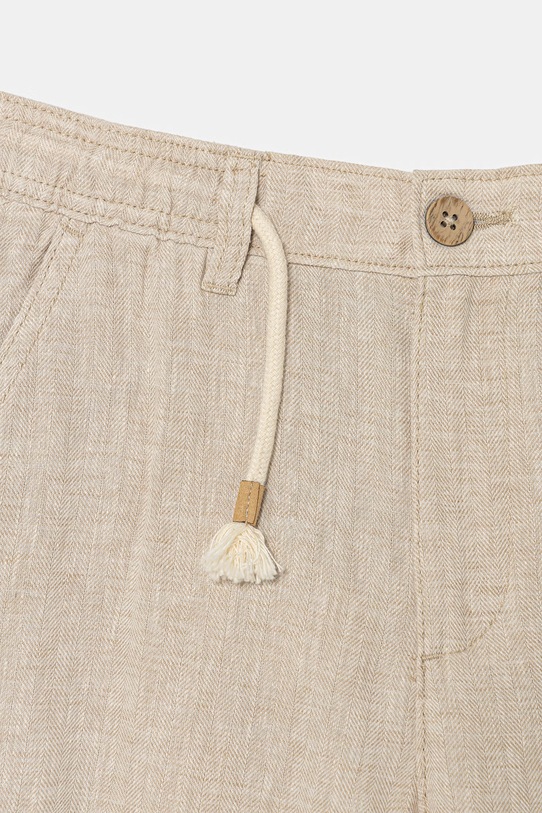 Băieți United Colors of Benetton pantaloni scurți pentru copii, cu in 40G8C904J.G.Stagionale bej