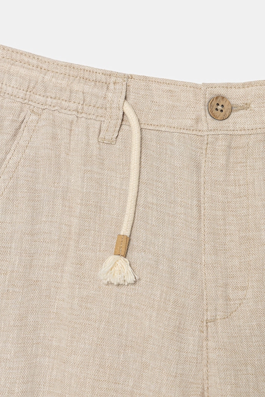 Băieți United Colors of Benetton pantaloni scurți pentru copii, cu in 40G8C904J.G.Stagionale bej