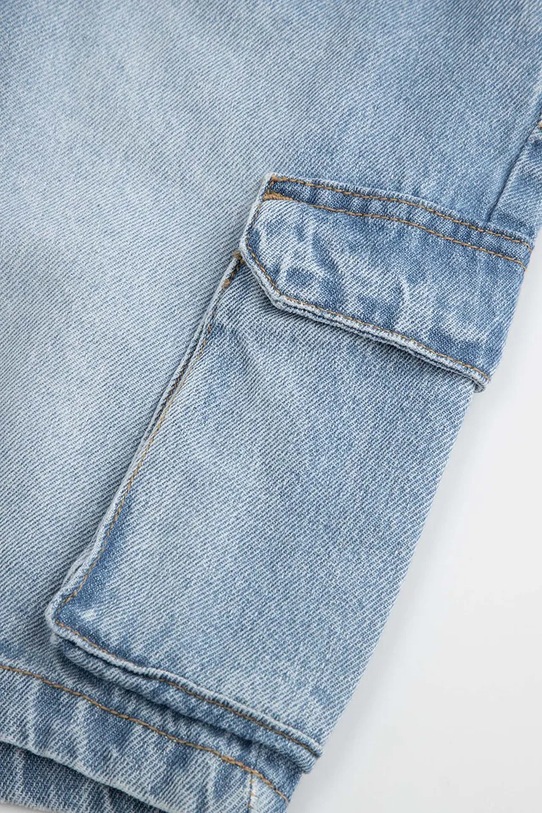 Coccodrillo šortky detské bavlnené modrá WC6123302CJB