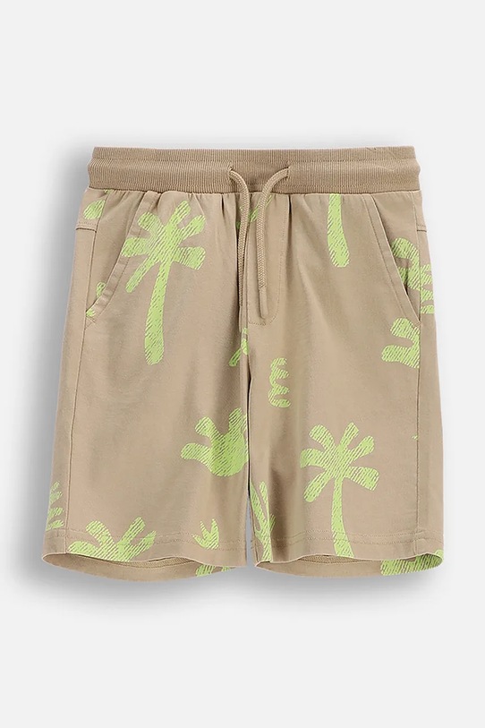 Coccodrillo teplákové šortky detské bavlnené béžová WC6121502TBK
