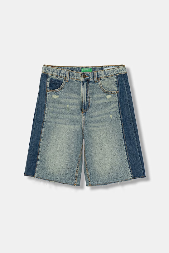United Colors of Benetton bermudy dětské džínové modrá 488PC904U.G.seasonal