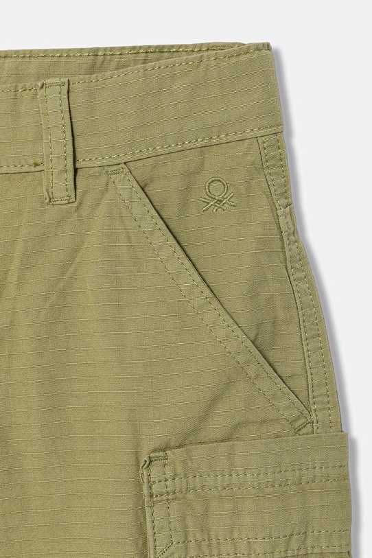CHLAPEC United Colors of Benetton cargo šortky dětské bavlněné 456SC904V.G.seasonal zelená