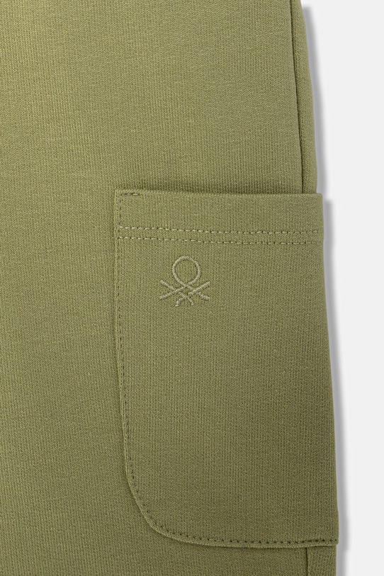 CHLAPEC United Colors of Benetton teplákové šortky dětské bavlněné 39DJG901C.P.season.PPY2 zelená